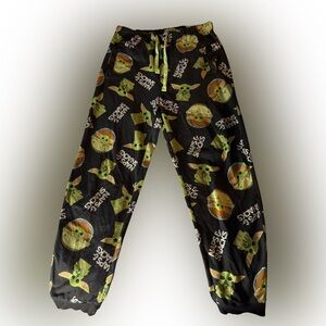 Yoda Black and Green Pajama Pants